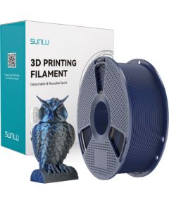 Sunlu PLA+ Silk Dual Color Filament (Black and Blue) 3D Printeri un lāzergravētāji