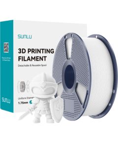 Sunlu PLA+ Filament (White) 3D Printeri un lāzergravētāji