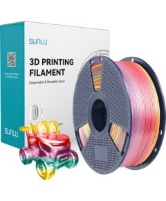 Sunlu PLA+ Silk Filament (Rainbow 01) 3D Printeri un lāzergravētāji