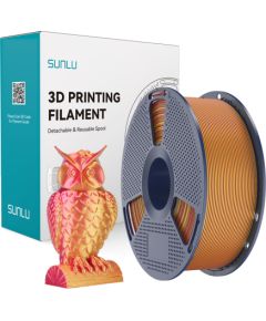 Sunlu PLA+ Silk Dual Color Filament (Red and Gold) 3D Printeri un lāzergravētāji
