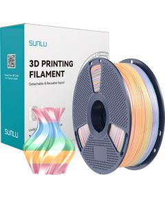 Sunlu PLA+ Silk Filament (Rainbow) 04 3D Printeri un lāzergravētāji
