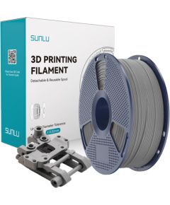 Sunlu ABS Filament (Gray) 3D Printeri un lāzergravētāji