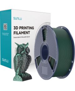 Sunlu PLA+ Silk Dual Color Filament (Black and Green) 3D Printeri un lāzergravētāji