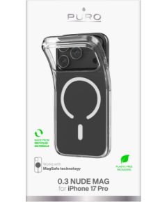 Apple iPhone 17 Pro Cover 0.3 with Magsafe by Puro Transparent Oriģinālie maciņi