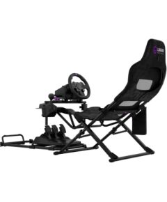 Sacīkšu simulatora rāmis Lorgar Flex ADVANCED RAF1 Black Игровые стулья