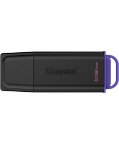 Kingston Technology DataTraveler 512GB Portable USB 3.2 Gen 1 Exodia Black/Purple USB Flash atmiņas