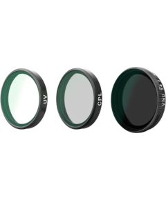 Telesin CPL/VND8/UV filter set for DJI Osmo Action 6 (3 pcs.). Sporta kameru aksesuāri