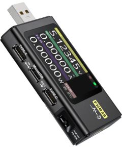 FNIRSI FNB58 USB Port Tester, Black Testeri un mērierīces