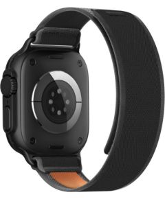 Tech-Protect watch strap Nylon Elite Apple Watch 44/45/46/49mm, black/orange Smart pūlksteņu aksesuāri