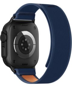 Tech-Protect watch strap Nylon Elite Apple Watch 44/45/46/49mm, navy/orange Smart pūlksteņu aksesuāri