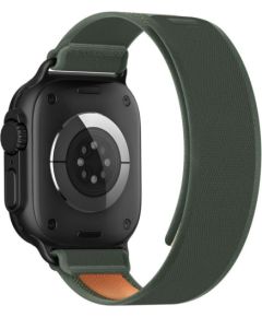 Tech-Protect watch strap Nylon Elite Apple Watch 44/45/46/49mm, green/orange Smart pūlksteņu aksesuāri