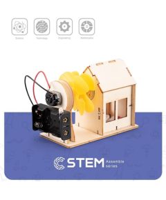 Extradigital Wooden Assembly Kit Tank, STEM Educational Toy Konstruktori 