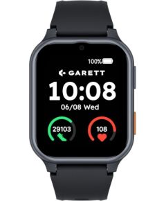 Garett išmanusis laikrodis su lietuvišku meniu Garett Vita 4G black Rokas pulksteņi 