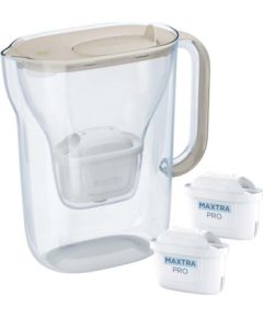 Dzbanek filtrujący Brita Style Essential+2 wkłady MaxtraPro PP (2,4l; piaskowy) Citi trauki