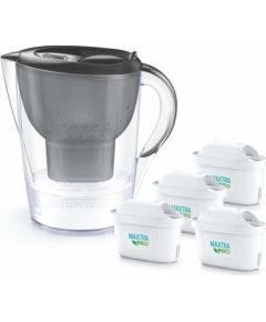 Dzbanek filtrujący Brita Marella+4 wkłady MaxtraPro PP (2,4l; grafitowy) Citi trauki
