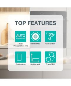 Gorenje GI6433SRWF Black Built-in 59.5 cm Zone induction hob 4 zone(s) Jaunumi Sadz. tehnika