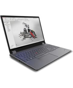 Lenovo ThinkPad P16 Gen 2 MOBILE WORKSTATION Core™ i7-14700HX 1TB SSD 64GB 16" WQUXGA (3840x2400) IPS WIN11 Pro NVIDIA® RTX 3500 Ada 12288MB STORM GREY Backlit Keyboard FP Reader 1 YW / 21FA0052US Ноутбуки