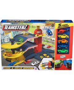 TEAMSTERZ Garāžas komplekts "Park & drive" Mašīnas un piederumi