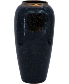 Vāze TITAN STONE D17xH32cm, melna/pelēka Jaunumi, mēbeles, māja