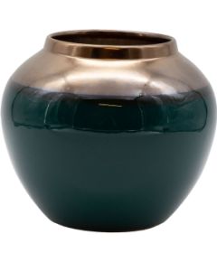 Vase TITAN STONE D20xH18cm, dark green Новости, мебель, дом