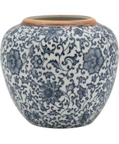 Vase TITAN STONE D20xH18cm, blue flower Новости, мебель, дом