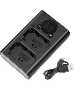 NEEWER DL-FZ100 Dual Battery Charger for NP-FZ100-S Batteries Jaunumi - Datori
