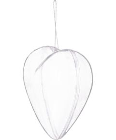 Akrila bumbiņa Springos CA2007 7cm sirds  Eglīšu rotājumi
