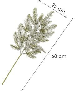 Ziemassvētku zars mākslīgā lapa dekorācija Springos CA1313 68 cm  Eglīšu rotājumi
