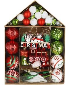 Ziemassvētku baubles Springos CA1201 70 gab.  Eglīšu rotājumi