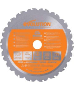 Griešanas disks Evolution R165TCT-18CS; 165 mm; Z18 Zāģripas