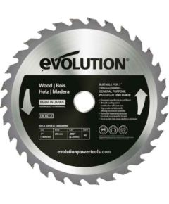 Griešanas disks Evolution EVO-180-30-D; 180 mm; Z30 Zāģripas