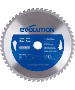 Griešanas disks Evolution EVO-255-52-S; 255 mm; Z52 Zāģripas
