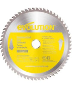 Griešanas disks Evolution EVO-230-60-SN; 230 mm; Z60 Zāģripas