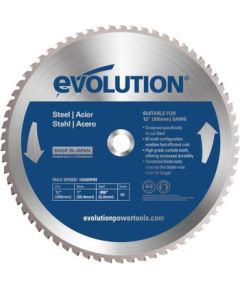 Griešanas disks Evolution EVO-305-60-S; 305 mm; Z60 Zāģripas