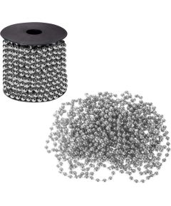 Ķēdes pērlītes Springos CA0058 8mm 10 metri Ziemassvētku dekorācijas