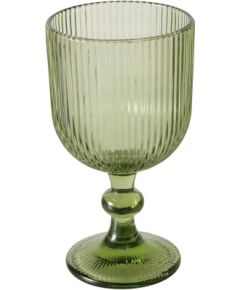 RIGANO GLĀZE VĪNAM 35C, UZ KĀJIŅAS, ZAĻA, STIKLS, Boltze Стаканы и графины