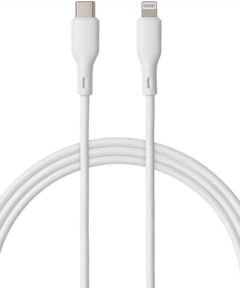 Qualo QRC-CL-00 Kabelis USB-C - Lightning 12W / 1.5m / balts Data USB kabeļi