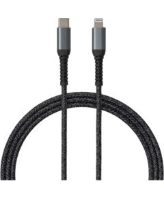 Qualo QRC-CL-01 USB-C / Lightning 2.4A Vads 1m Data USB kabeļi