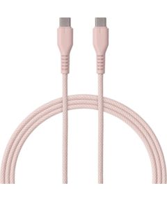 Qualo QKN-CC-16 Kabelis USB-C -  USB-C 1.5m / 60W Data USB kabeļi