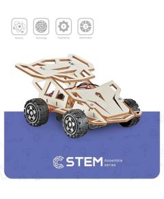 Extradigital Wooden Assembly Kit Four-Wheel Drive Racing Car, STEM Educational Toy Konstruktori 
