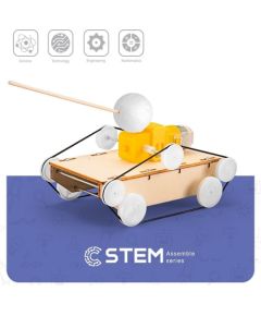 Extradigital Wooden Assembly Kit Tank, STEM Educational Toy Konstruktori 