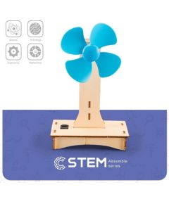 Extradigital Wooden Assembly Kit Electric Fan, STEM Educational Toy Конструкторы