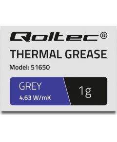 Qoltec Thermal paste 4.63W/m-K | 1g | grey