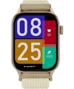 Išmanusis laikrodis su lietuvišku meniu Garett GRC Activity 3 Gold Наручные часы