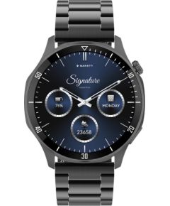 Garett išmanusis laikrodis su lietuvišku meniu Prime Black Steel Наручные часы