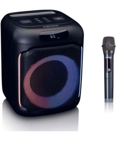Skaļrunis Lenco PA-101BK Compact IPX4 Party Speaker + Wireless Microphone Беспроводные колонки