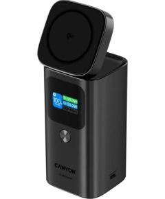 Canyon OnPower 150, 15 000 mAh, USB-A, USB-C, Qi2, dark gray - Power bank Power Banks