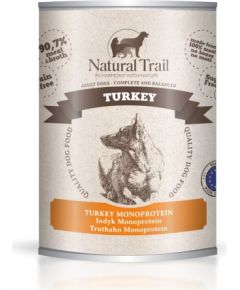 NATURAL TRAIL Mono Turkey - wet dog food - 800g Suņu barība