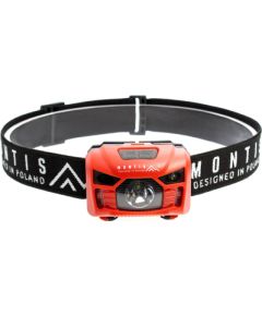 Montis Bateryjna latarka nagłowna z sensorem MT002 Red, Black Headband flashlight LED Фонари