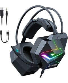 ONIKUMA X20 gaming headphones (black) Aудио-видео